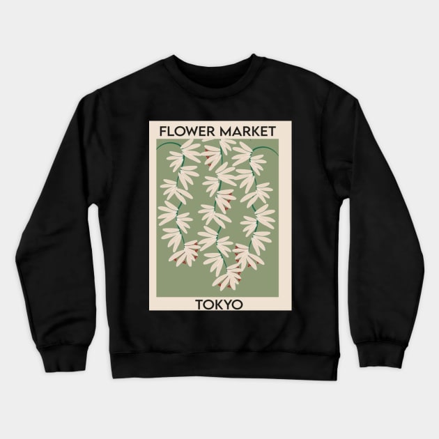 Flower Market (Original) Crewneck Sweatshirt by artfortheworld